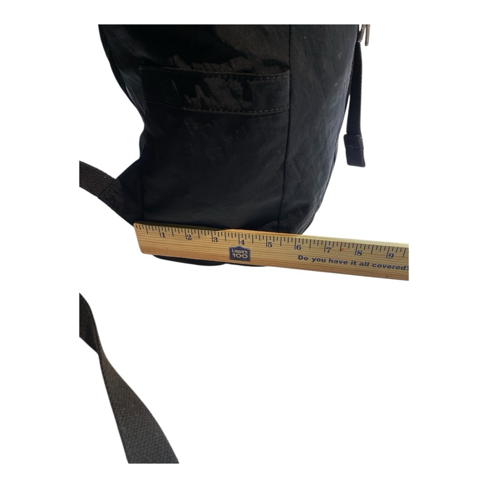 Kipling Drawstring Rucksack Backpack Bag Black Ad… - image 9